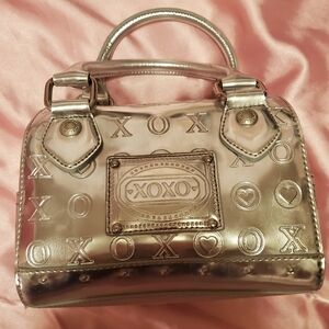 XOXO Metallic Silver Mini Bag